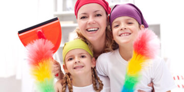 Orden baño con niños